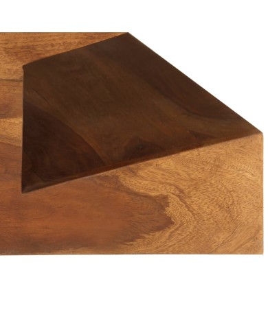 Table basse Bois massif de Sesham 90 x 60 x 30 cm