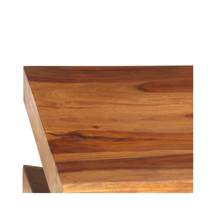 Table basse Bois massif de Sesham 90 x 60 x 30 cm