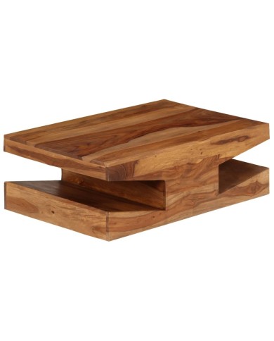 Table basse Bois massif de Sesham 90 x 60 x 30 cm
