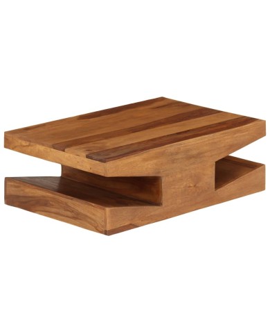 Table basse Bois massif de Sesham 90 x 60 x 30 cm
