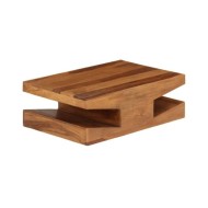 Table basse Bois massif de Sesham 90 x 60 x 30 cm