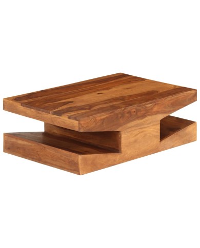 Table basse Bois massif de Sesham 90 x 60 x 30 cm