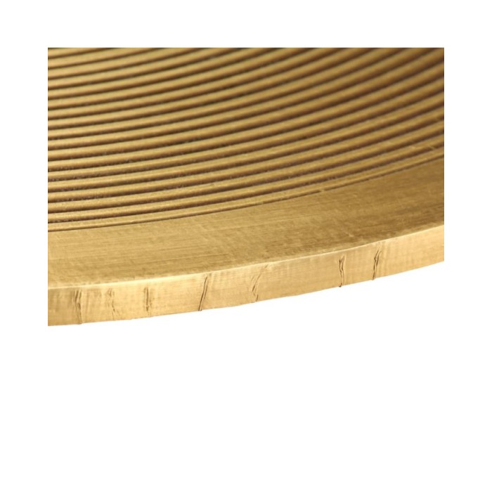 Ensemble de tables 2 pcs MDF recouvert de laiton