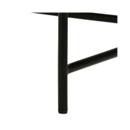 Ensemble de tables 2 pcs MDF recouvert de laiton