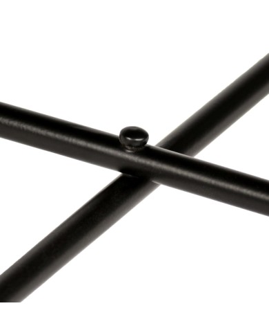 Ensemble de tables 2 pcs MDF recouvert de laiton