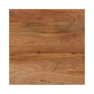 Table de salle à manger Bois d'acacia et acier 120x60x76 cm