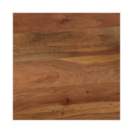 Table de salle à manger Bois d'acacia et acier 120x60x76 cm