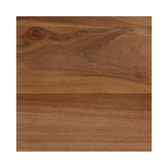 Table de salle à manger Bois d'acacia et acier 120x60x76 cm