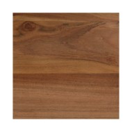 Table de salle à manger Bois d'acacia et acier 120x60x76 cm