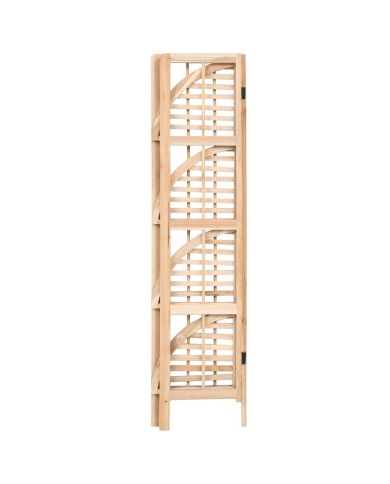 Étagère d'angle Bois de cèdre 27 x 27 x 110 cm