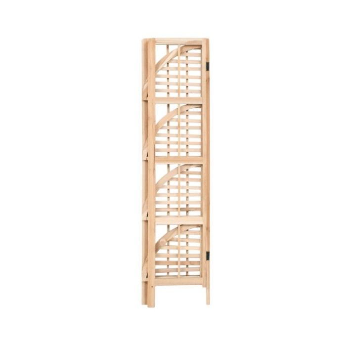 Étagère d'angle Bois de cèdre 27 x 27 x 110 cm
