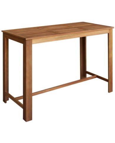 Table de bar Bois d'acacia solide 150 x 70 x 105 cm