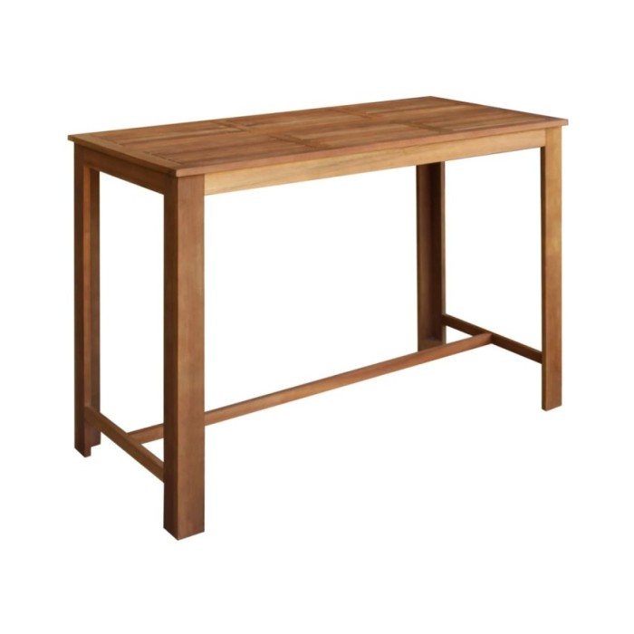 Table de bar Bois d'acacia solide 150 x 70 x 105 cm