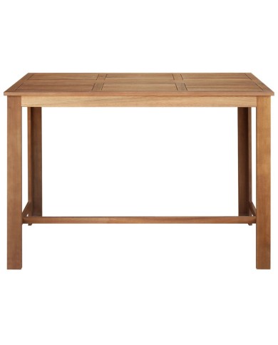 Table de bar Bois d'acacia solide 150 x 70 x 105 cm