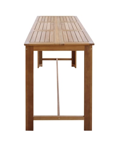 Table de bar Bois d'acacia solide 150 x 70 x 105 cm
