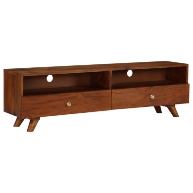 Meuble TV Bois de récupération solide 140 x 30 x 40 cm