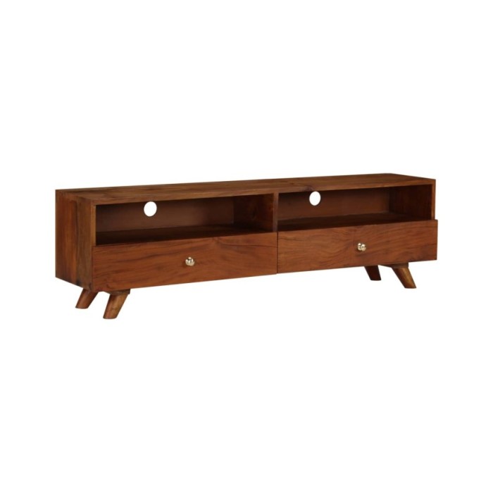 Meuble TV Bois de récupération solide 140 x 30 x 40 cm