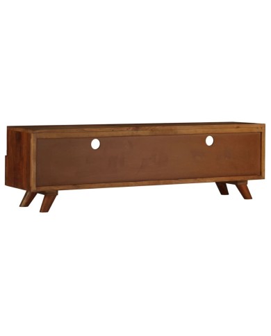 Meuble TV Bois de récupération solide 140 x 30 x 40 cm