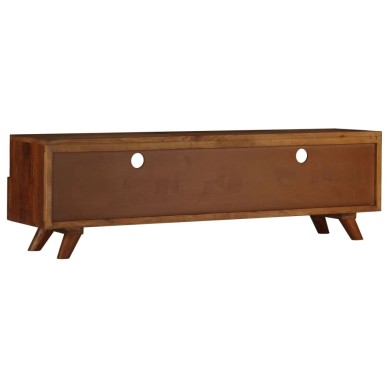 Meuble TV Bois de récupération solide 140 x 30 x 40 cm