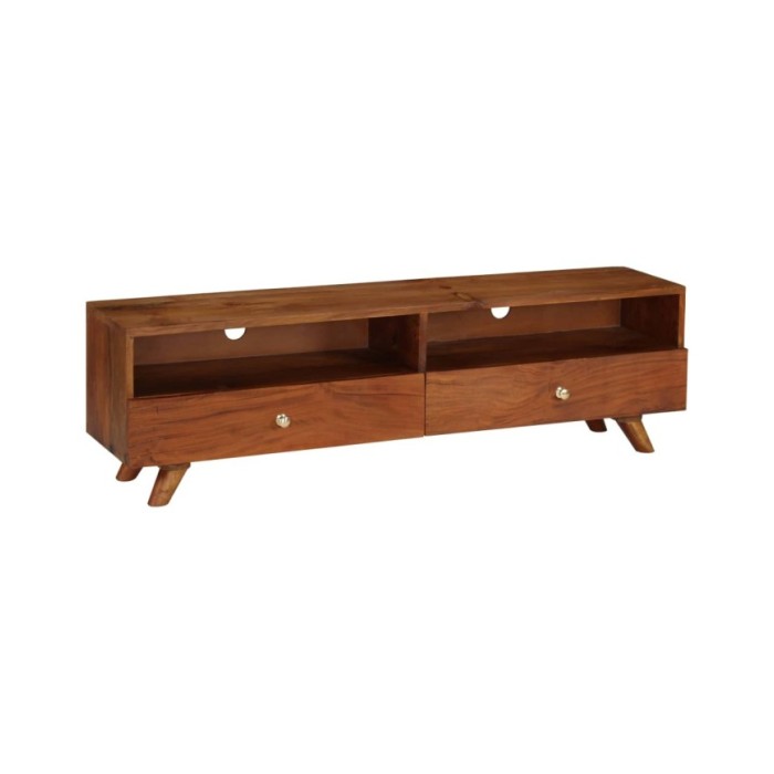 Meuble TV Bois de récupération solide 140 x 30 x 40 cm