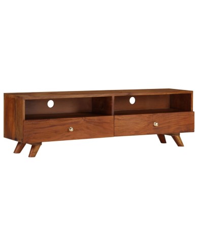 Meuble TV Bois de récupération solide 140 x 30 x 40 cm