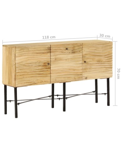 Buffet Bois de manguier massif 118 x 30 x 70 cm