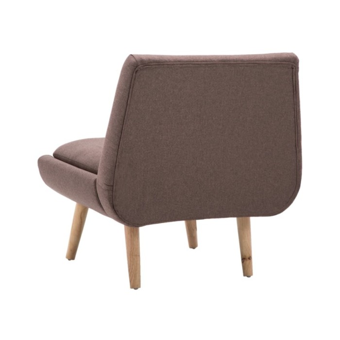 Fauteuil sans accoudoirs Marron Tissu