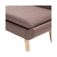 Fauteuil sans accoudoirs Marron Tissu