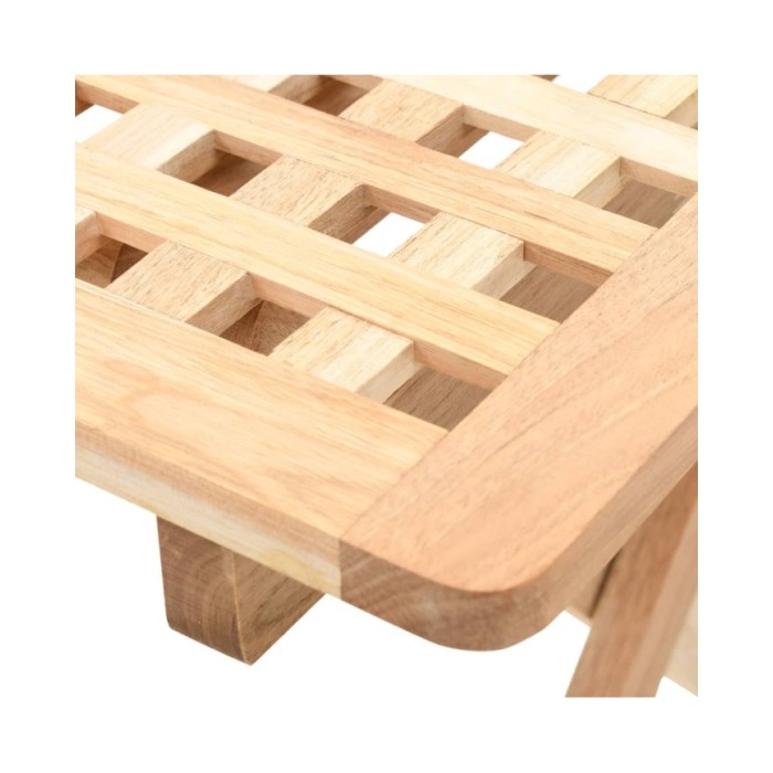 Table d'appoint pliante 50 x 50 x 49 cm Bois de noyer massif