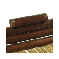 Cadre de lit Marron foncé Bambou 180 x 200 cm