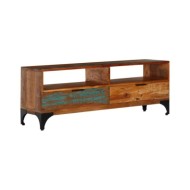 Meuble TV 118 x 35 x 45 cm Bois de récupération massif