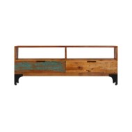 Meuble TV 118 x 35 x 45 cm Bois de récupération massif