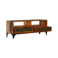 Meuble TV 118 x 35 x 45 cm Bois de récupération massif