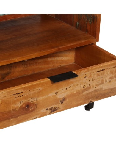 Meuble TV 118 x 35 x 45 cm Bois de récupération massif