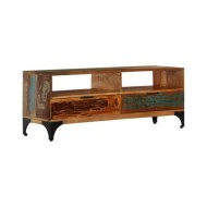 Meuble TV 118 x 35 x 45 cm Bois de récupération massif