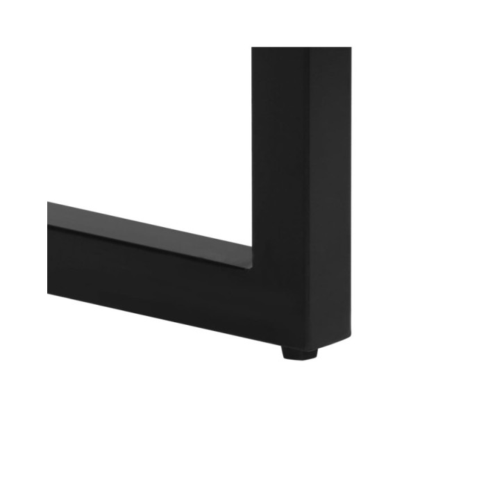 Table console 120x35x76 cm Bois de récupération solide et acier