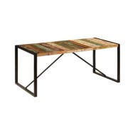 Table de salle à manger 180x90x75 cm Bois de récupération