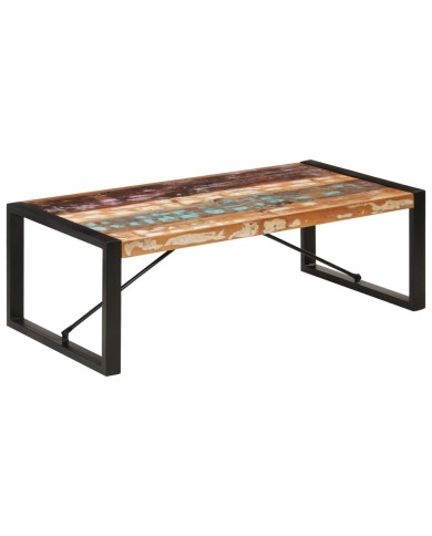 Table basse 120x60x40 cm Bois de récupération solide