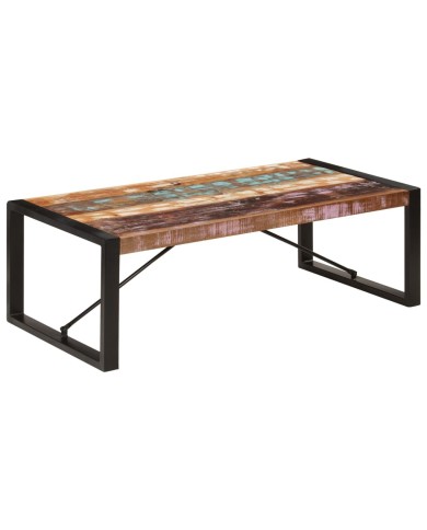 Table basse 120x60x40 cm Bois de récupération solide