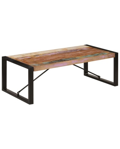 Table basse 120x60x40 cm Bois de récupération solide