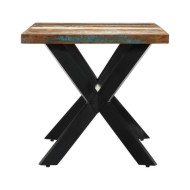 Table de salle à manger 160x80x75cm Bois de récupération massif