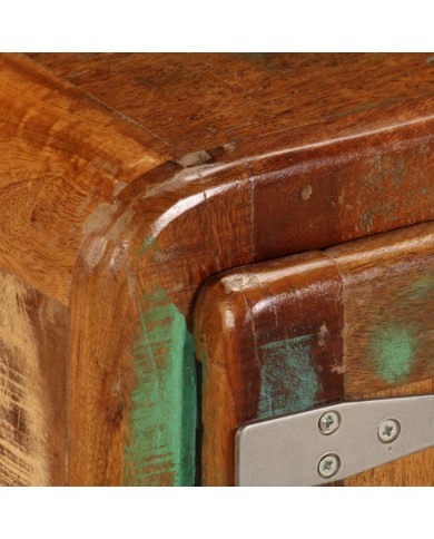 Table basse 85 x 55 x 40 cm Bois de récupération massif