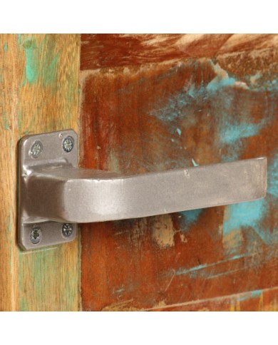 Table basse 85 x 55 x 40 cm Bois de récupération massif