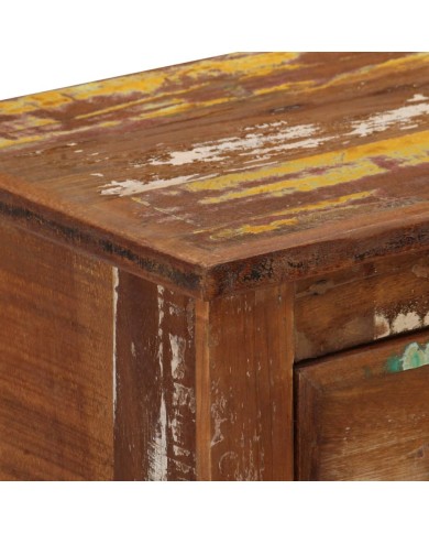 Coffre à tiroirs 60x30x75 cm Bois solide de récupération