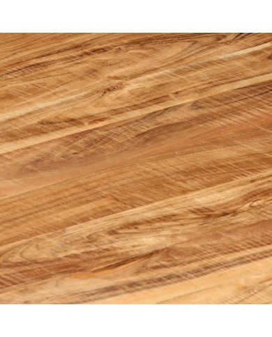 Table basse 75 x 75 x 35 cm Bois solide d'acacia