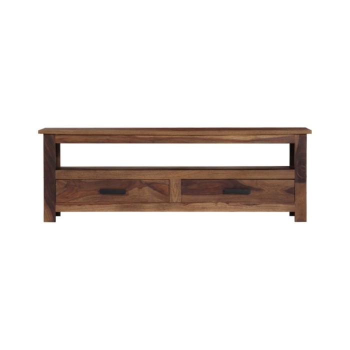 Meuble TV 118 x 30 x 40 cm Bois de Sesham massif