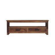 Meuble TV 118 x 30 x 40 cm Bois de Sesham massif