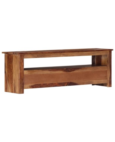 Meuble TV 118 x 30 x 40 cm Bois de Sesham massif