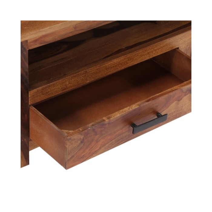 Meuble TV 118 x 30 x 40 cm Bois de Sesham massif