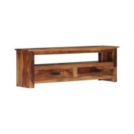 Meuble TV 118 x 30 x 40 cm Bois de Sesham massif
